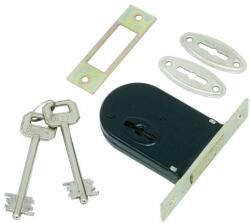 Flame Reteszzár, bevéső, duplatollú, 45mmx20mm, 2 kulccsal, (patkózár), Flame (84648)