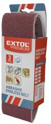 Extol csiszolószalag klt. 75×457mm 3 db P80 (8803508)