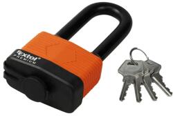  EXTOL lakat, laminált, vízálló, hosszított kengyel, 4db kulcs; 40mm, kengyelszárátmérő: 8/12mm (8857640)