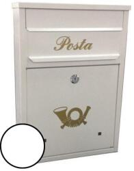 BálintZár Postaláda A4 Primo 28x40 FEHÉR lefelé nyíló (7602005000202)