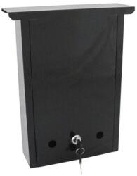 Wolker Postaláda állózáras 21x32cm fekete Róma (EZ16)