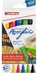 edding 5100/5 M alap színek ED5 5db-os akril marker készlet (7580245027) (7580245027)