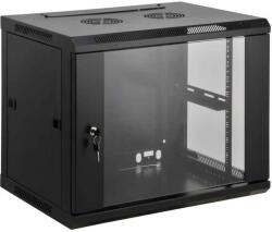 Intellinet 19" 12U Fali Rack Szekrény - 600x600 mm, Fekete