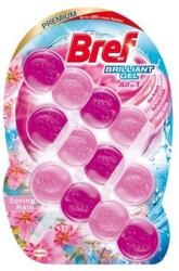 Bref WC-tisztítógél, 3x42 g, BREF Brilliant gél , Spring Rain (23939) - molnarpapir