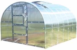  POLIGARD Amber 6mm polikarbonát üvegház, 3x4m 12m2, toldható (poligard-amber6mm)