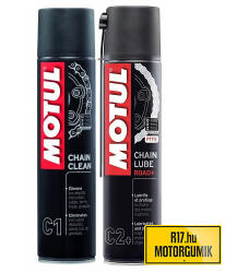 Motul Lánc ápoló Csomag (lánctisztító + Láncspray)