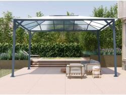  kerti pavilon LANITPLAST 43 antracit + átlátszó PC (LG2470)