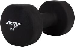 Aktivsport Súlyzó neoprén Aktivsport 8 kg fekete (LKDB-504B-8KG-F)