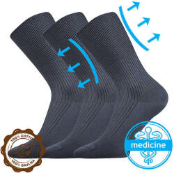 Lonka zokni Zdravan sötétszürke 3 pár 43-45 109590 (109590)