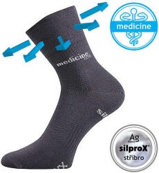 Voxx Mission Medicine zokni VoXX sötétszürke 1 pár 43-46 101587 (101587)