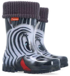 Demar Twister Lux Print 0039 S zebra Gyermek szigetelt csizma 28-29 0039S_28-29 (0039S_28-29)