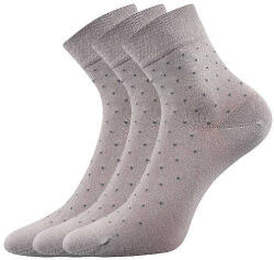 Lonka zokni Fiona világosszürke 3 pár 39-42 115157 (115157)