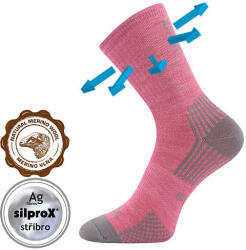 Voxx zokni Optimalik rózsaszín 3 pár 16-19 119924 (119924)