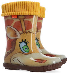 Demar HAWAI LUX PRINT 0048 AK zsiráf Gyermek csizma szigetelt 22-23 0048AK_22-23 (0048AK_22-23)