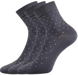 Lonka zokni Fiona sötétszürke 3 pár 35-38 115149 (115149)