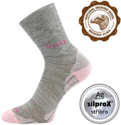 Voxx zokni Irizarik világosszürke/magenta 1 pár 30-34 118912 (118912)
