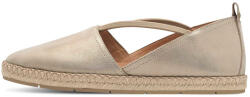 Tamaris 1-24620-44-179 Női espadrilles pezsgő színben 40