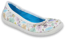 BEFADO 980X099 lány balerinák ezüst kagylóhéj 27 980X099_27 (980X099_27)