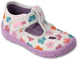 BEFADO 630P020 lány papucs lila virágok 24 630P020_24 (630P020_24)