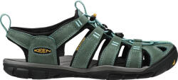 KEEN Clearwater CNX Leather W Női szandál ásványkék/sárga színben 38, 5 KEN1201097902S8 (KEN1201097902S8)