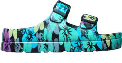 BF Női platform papucs fekete színben, nyomtatással 41