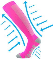 Voxx kompressziós zokni Formig neon rózsaszín 1 pár 35-38 117943 (117943)