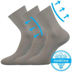 Boma zokni Diarten világosszürke 3 pár 46-48 100606 (100606)