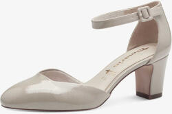 Tamaris 1-24432-41-253 Női sarokszandál szürke 37