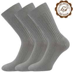 Lonka Zebran zokni világosszürke 3 pár 41-42 119482 (119482)