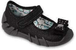 BEFADO 109N146 lány csizma fekete masni 23 109N146_23 (109N146_23)