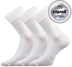 Lonka zokni Dasilver fehér 3 pár 47-50 111654 (111654)