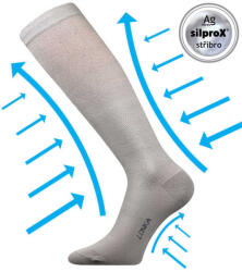 Lonka kompressziós zokni Kooperan világosszürke 1 pár 39-42 109185 (109185)