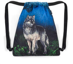 Bagmaster Bag LUMI 24 F iskolatáska papucshoz / tornazsák - farkas fekete 1.5 l 230326 (230326)