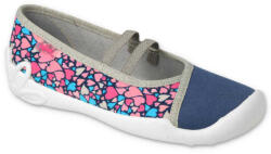BEFADO 116Y303 lány balerinák kék szívek 36 116Y303_36 (116Y303_36)
