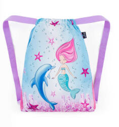 Bagmaster Bag LUMI 24 A iskolatáska papucshoz / tornazsák - sellő kék 1, 5 l 230294 (230294)