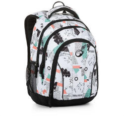 Bagmaster SUPERNOVA 21 A diák hátizsák - világos fehér 34 l 200115 (200115)