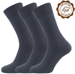 Lonka zokni Zebran sötétszürke 3 pár 41-42 119484 (119484)