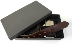 Penny Belts SET 506 35-020-22 A 4PS Férfi bőr öv barna színben 95cm