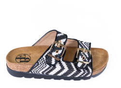 BF Női papucs fehér és fekete színben 39