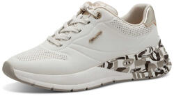 Tamaris 1-23748-41-430 Női fél csizma elefántcsont 37