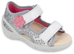 BEFADO 065P139 SUNNY lány szandál ezüst virágok 21 065P139_21 (065P139_21)