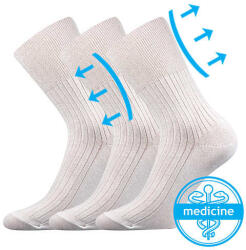 Boma zokni Egészséges. Fehér 3 pár 38-39 102164 (102164)