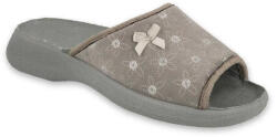 BEFADO 442D196 női papucs OLIVIA OŠ szürke virágok masnival 41 442D196_41 (442D196_41)