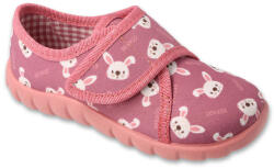 BEFADO 457P001 lány papucs rózsaszín nyuszik 23 457P001_23 (457P001_23)