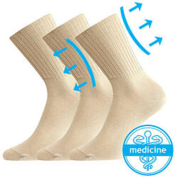 Boma zokni Diarten bézs 3 pár 43-45 100597 (100597)