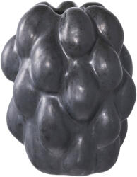 House Nordic Váza, kerámia, fekete, 14x15x19 cm (4441776)
