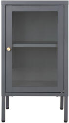 House Nordic Dalby vitrin, 1 ajtó, acél, szürke 38x35x70 cm (3001048) - geminiduo