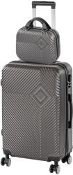 Leziter TraveLux Pro IV gurulós bőrönd szett szürke (LTRPBS-IV-GR)