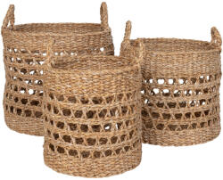 House Nordic Balok Kosarak, tengeri fű, natúr, 3db (4401557) - geminiduo