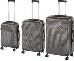 Leziter TraveLux Pro XXI gurulós bőrönd szett szürke (LTRPBS-XXI-GR) - geminiduo